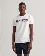 Retro Shield T-Shirt - White